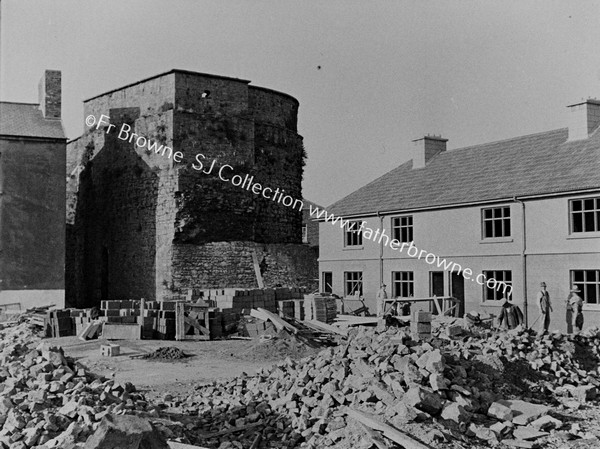 NEW HOUSES IN KING JOHN'S CASTLE